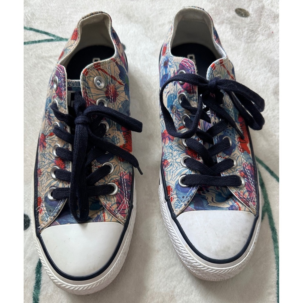 Converse Chuck Taylor All Star Ox Floral Low Top Sneakers 551549F Womens 7‎